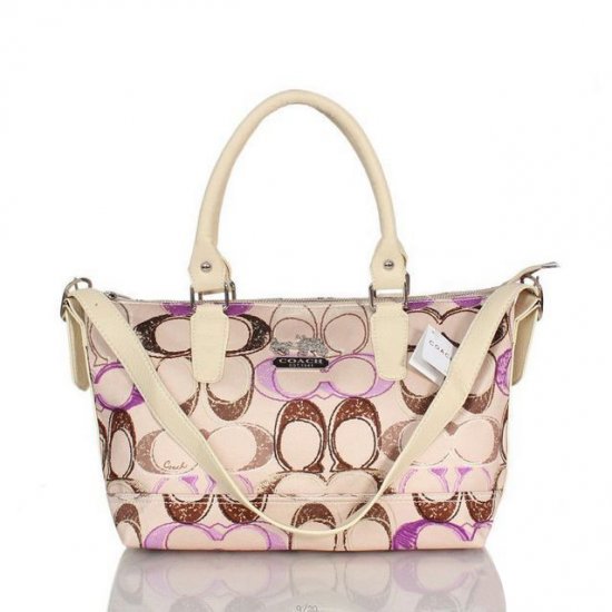 Coach In Monogram Large Apricot Totes BWS | Women